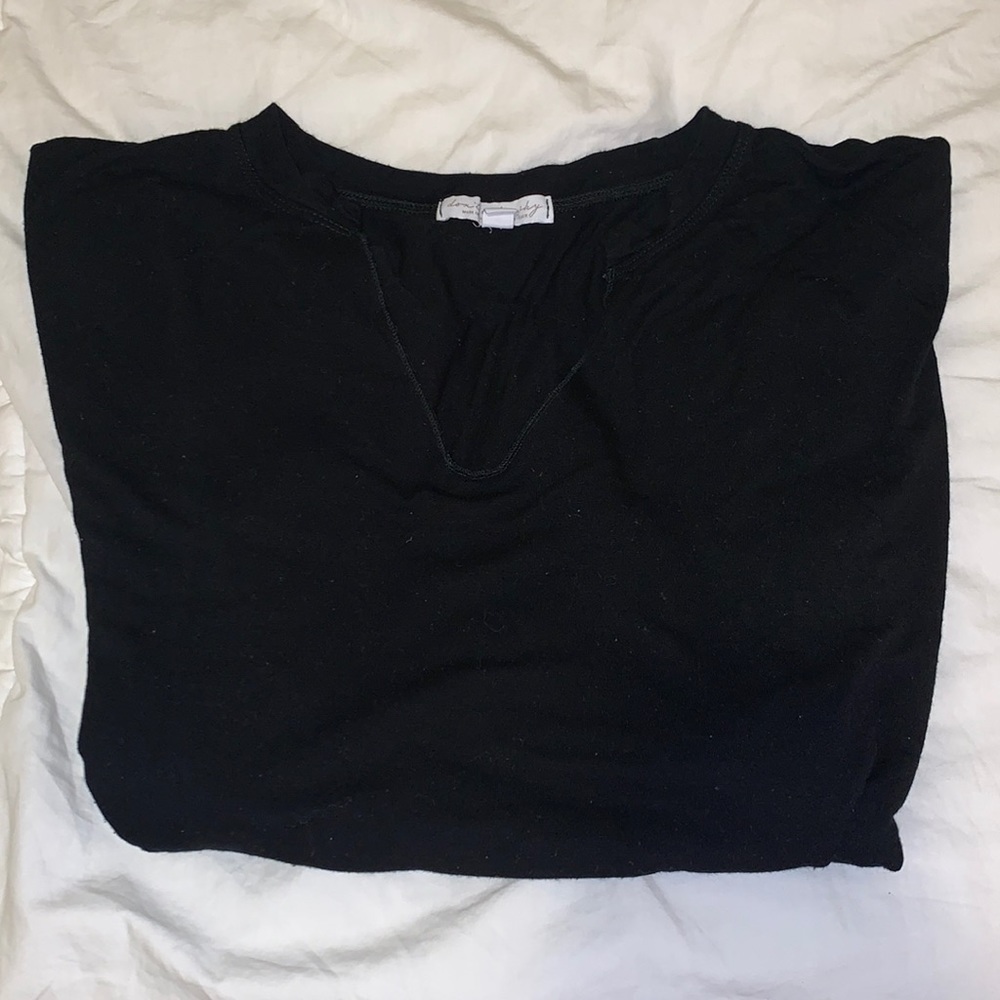 Simple, soft, black T-shirt